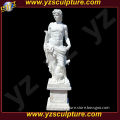 china Hunter large garden white marble sculpture